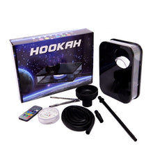 Load image into Gallery viewer, Black Acrylic Square Hookah
